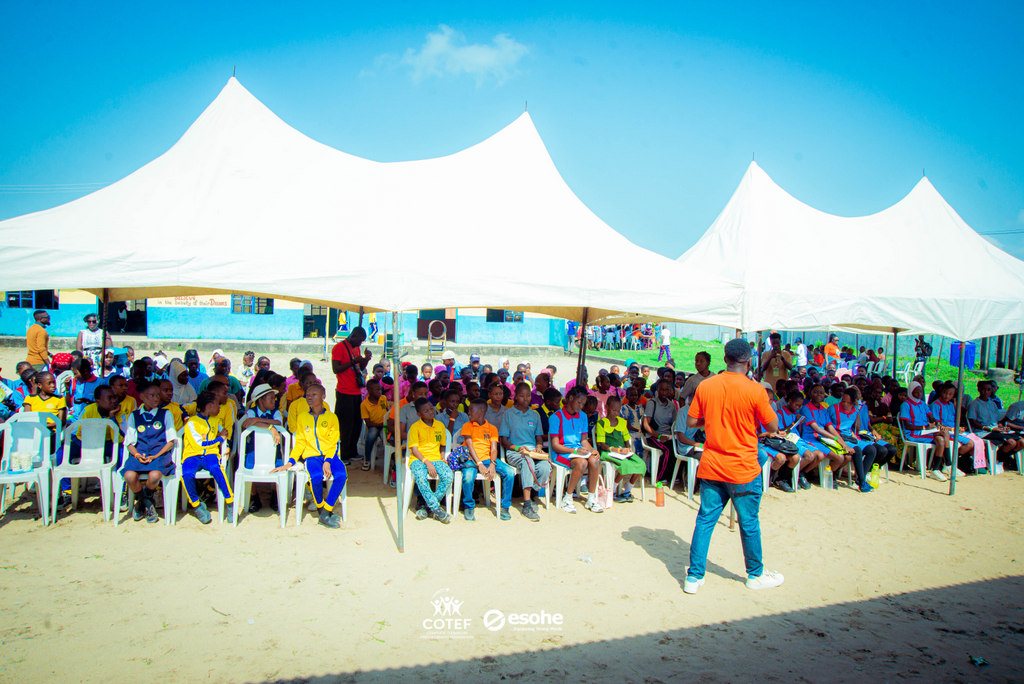 Teenagers at a COTEF gathering